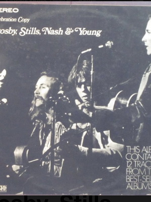 Crosby, Stills, Nash & Young Celebration Copy βινύλιο LP μεταχειρισμένο
