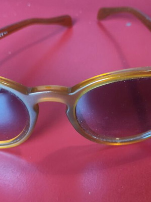 Alexander McQueen Scull Rounded Sunglasses used brown