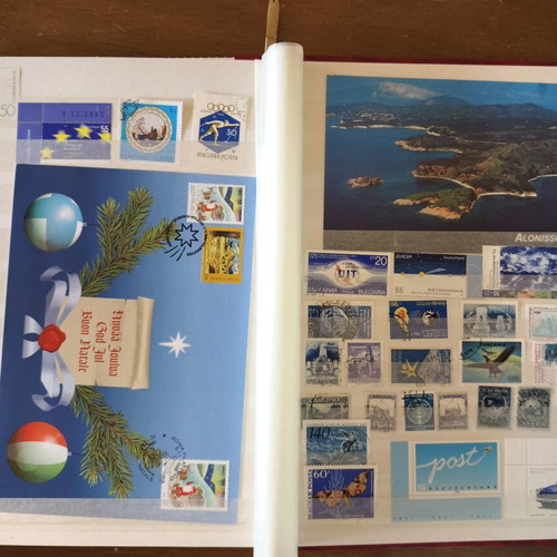 50 Shades of Blue philatelic album