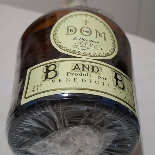 D.O.M Benedictine Le Directeur B & B vintage, new, 1970s bottle