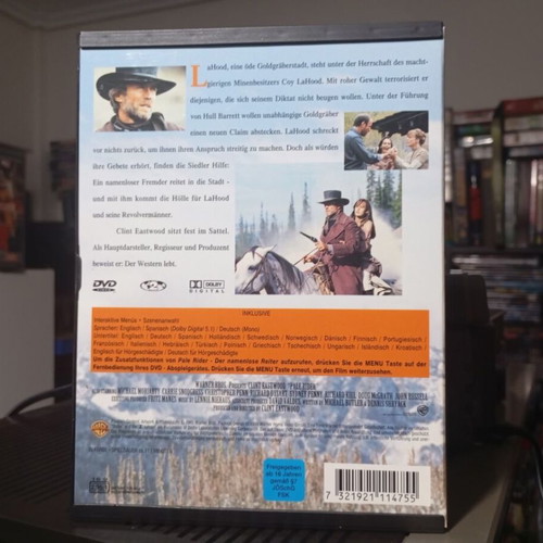 Pale Rider DVD like new with Greek subtitles