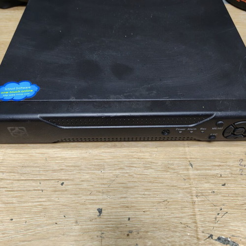 Camera recorder for 4 cameras used, supports hard disk
