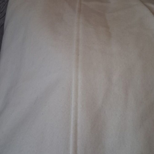 Coat new white, size S