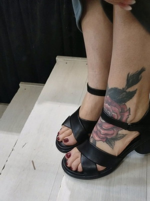 Ecco black platform sandals like new, sizes 37.5-38
