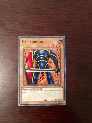 Hard Armor Yu-Gi-Oh! card like new with protective sleeve