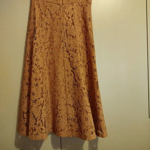 Zara skirt new, pink lace, medium size