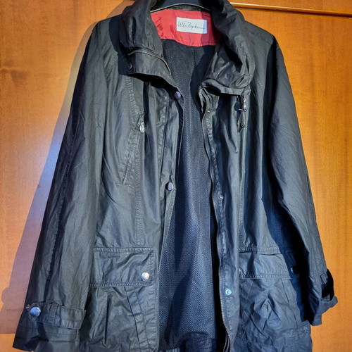 Ulla Popken Waterproof Jacket black like new, size L