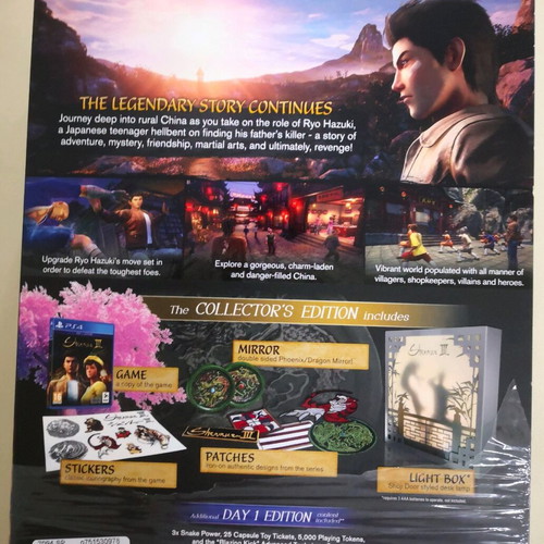 Shenmue 3 Collector's Edition used for PS4