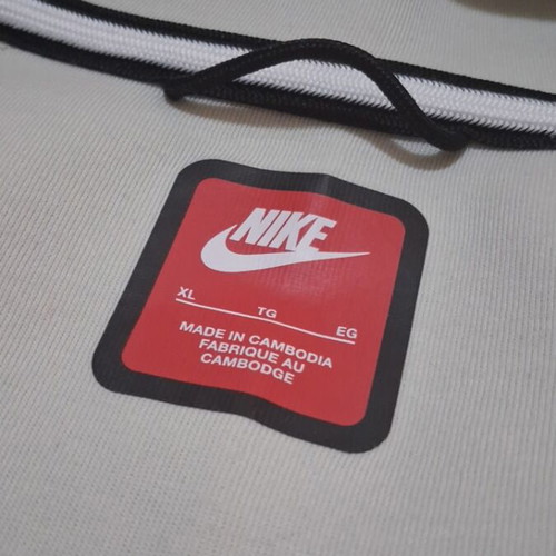 Nike Tech Fleece hoodie XL like new, white and sugar color