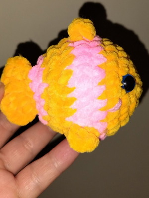 Crochet fish handmade, colorful, new