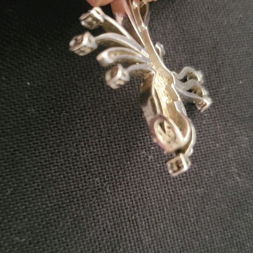 Pendant made of 925 silver and zirconia like new