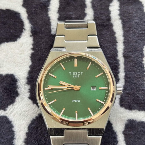Tissot PRX 40mm ρολόι καινούργιο, γκρι