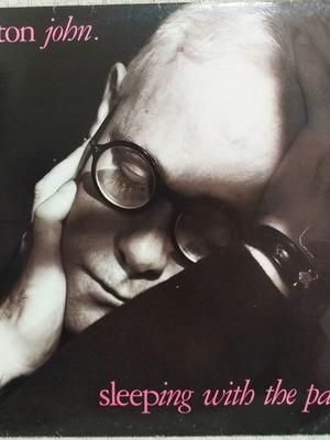 Elton John Sleeping With The Past βινύλιο LP μεταχειρισμένο, ποπ ροκ