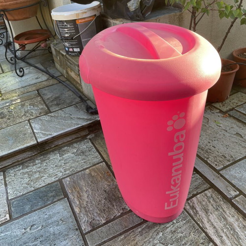 Eukanuba Plastic Food Storage Bin for Pets like new, large