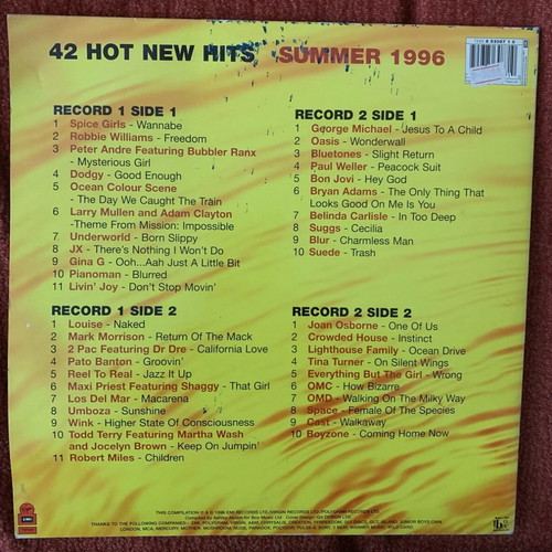 Now That's What I Call Music! 34 double vinyl used, pop