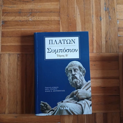 Symposium Volume B' by Plato used, Greek language