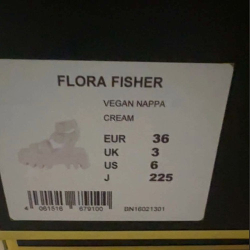 Buffalo Flora Fisher Sandals new, beige, 5.5cm heel, size 36