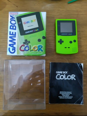 Nintendo Game Boy Color lime μεταχειρισμένο με κουτί και manual