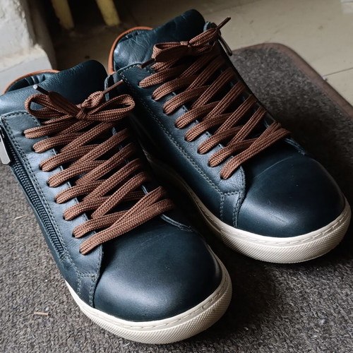 Safe Step leather ankle boots size 35 new, green