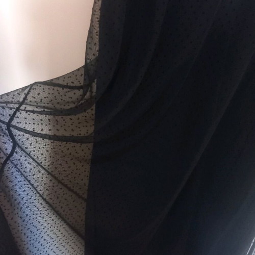 Pull & Bear long dress used, black, two pieces