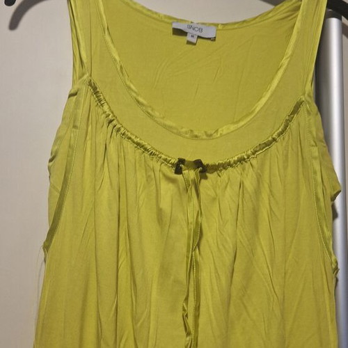 Dress neon yellow green mini, like new, Scandinavian brand SNOB