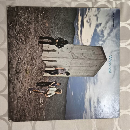 The Who vinyl records used, Tommy, Live at Leeds, Who are you, Who's next