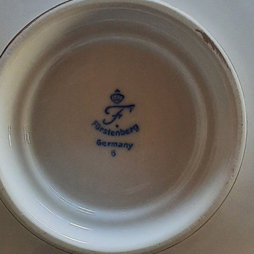 Vintage porcelain serving bowl Furstenberg Germany used