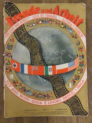 Freude und Arbeit magazine used, October 1936