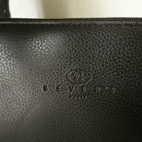 Bever's Paris vintage brown leather shoulder bag like new