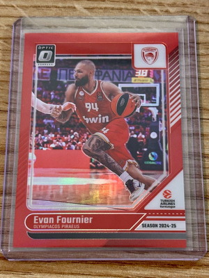 Αριθμημένη κάρτα Evan Fournier Ολυμπιακός Panini Euroleague 2024-25 54/99