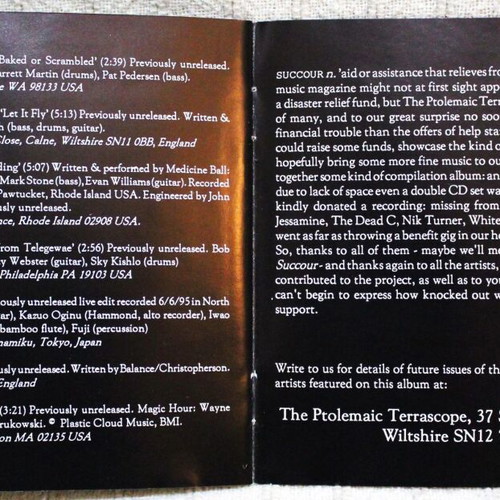 Succour The Terrascope Benefit Album 2 x CD used, rock compilation