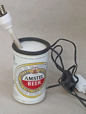 Amstel promotional collectible lamp light old