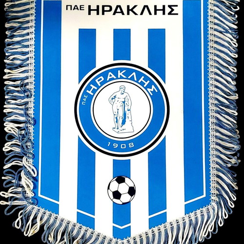 Iraklis captain's match pennant like new