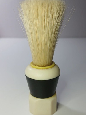 Vintage shaving brush like new with natural boar bristles