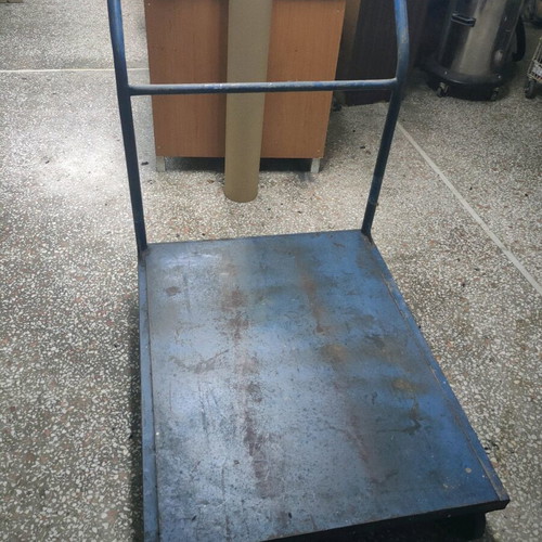 Heavy-Duty Cargo Transport Cart like new, iron platform 80cm-100cm