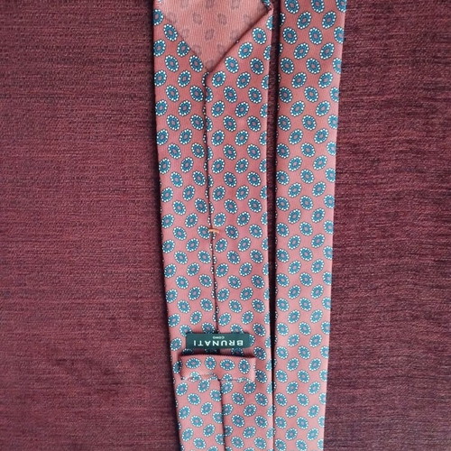 Brunati Como silk ties set handmade in Italy like new, pack of two