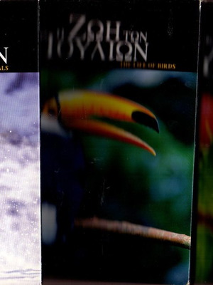 BBC documentary DVD sets, unused, 4 collections, life of mammals, birds, plants, freeze