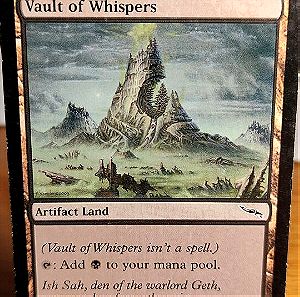 Vault of Whispers. Mirrodin. Magic the Gathering