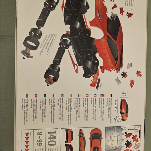 3D Puzzle Lamborghini Ravensburger σαν καινούργιο