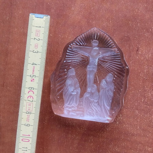 Glass religious icon unused, like new