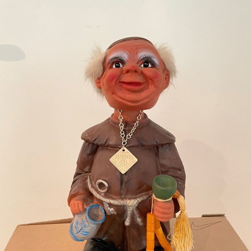 Vintage Heico original Western Germany monk doll new