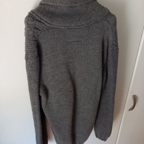 Bershka cardigan gray knitted wool size Large new unworn