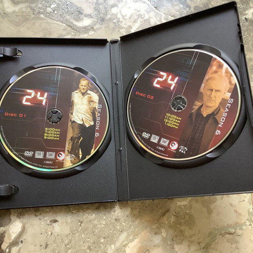 24 Season 6 DVD set used with Greek subtitles