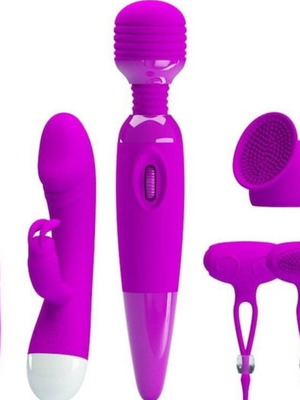 Ολοκληρωμένο Σετ Ερωτικών Βοηθημάτων Pretty Love Purple Desire καινούργιο, 5 τεμαχίων