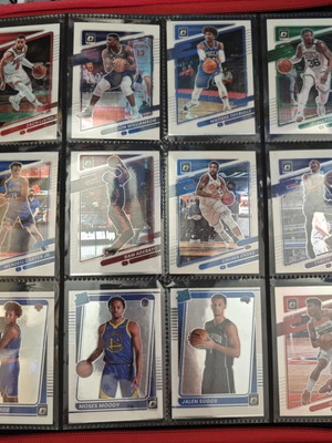 Panini 2021-22 NBA Optic 0 Donruss trading cards like new