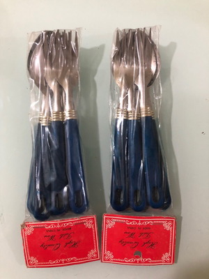 Cutlery set forks and spoons new, 6 pieces