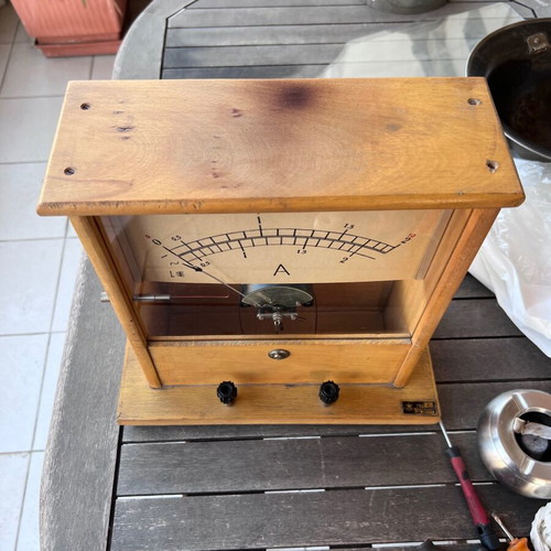 Vintage laboratory ammeter 1961 like new