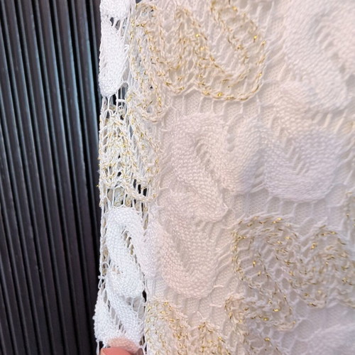 BSB long white dress with gold details new