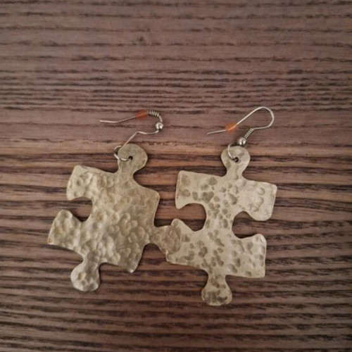 Handmade earrings like new, silver
