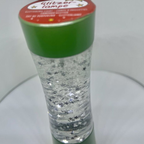 Decorative LED lamp mini glitter Moses green, like new